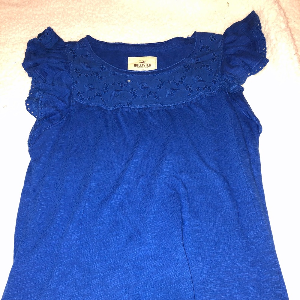 Blue Hollister Tee